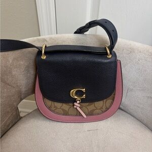 Coach Black and Pink Crossbody Bag
